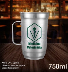 Caneco Alumínio 750ml